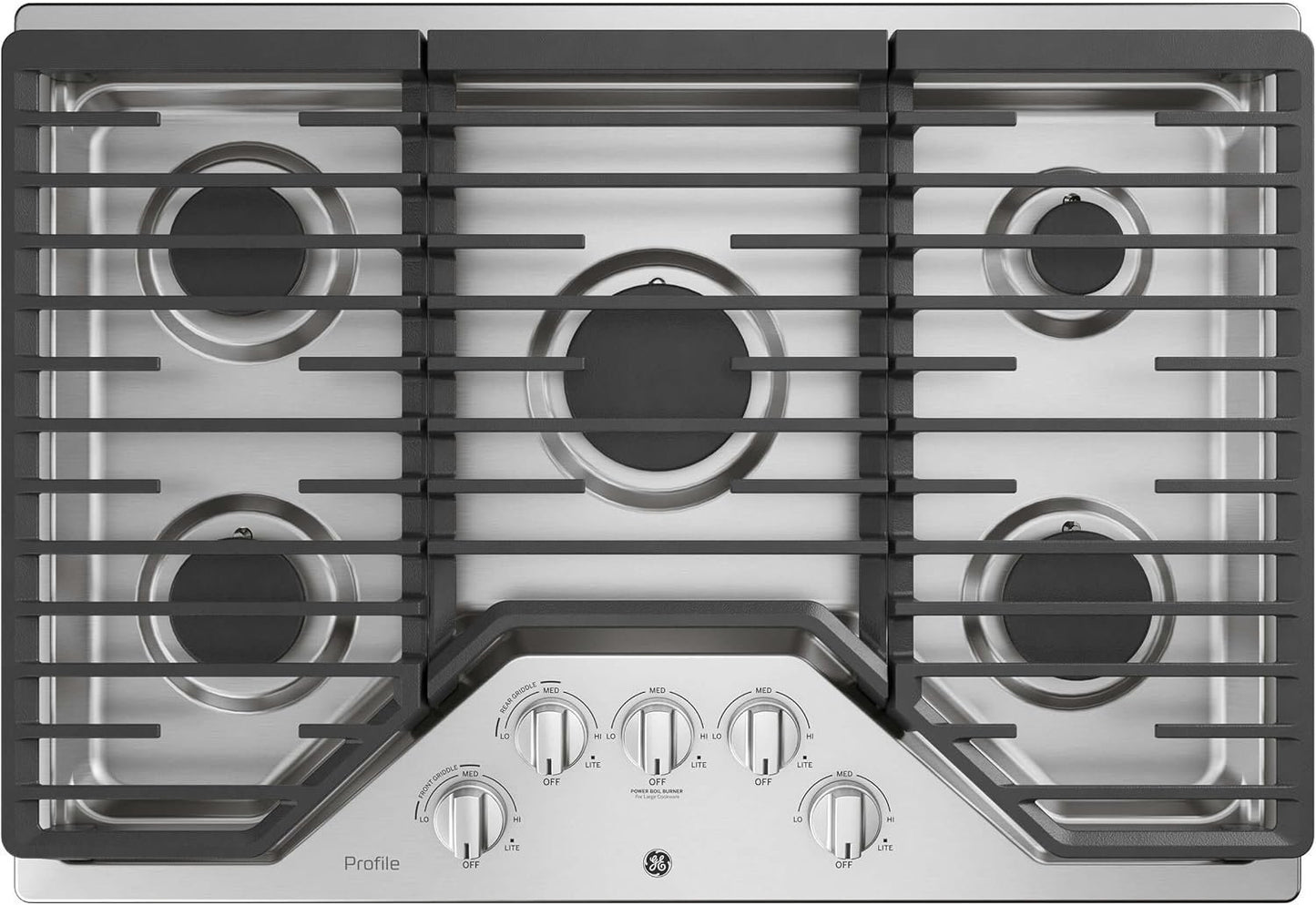 GE Profile PGP7030SLSS 30″ Built-in Gas Cooktop