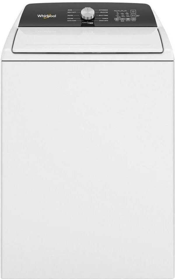Whirlpool 4.5 Cu. Ft. High Efficiency Top Load Washing Machine with Built-In Water Faucet – White