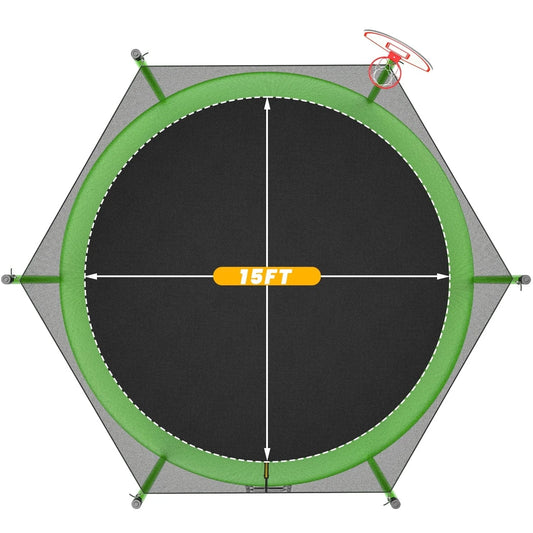 JumpFlex HERO 15ft Trampoline