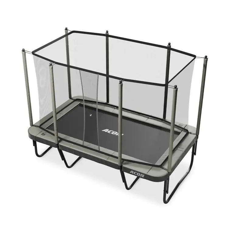 Acon 13 HD Rectangular Trampoline with Net and Ladder