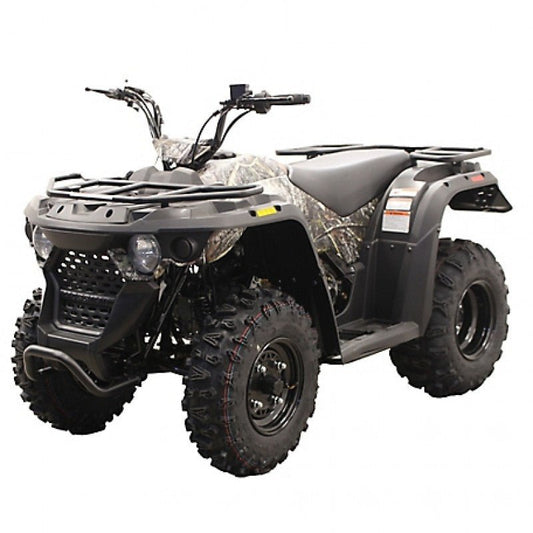 Youth MSA150 ATV – Camo 150cc Utility Quad Bike with Front & Rear Cargo Racks, Off-Road All-Terrain ATV