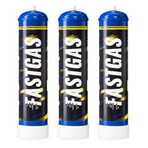 3 Pack-Fast Gas 640G Cream Charger with Nitrous Oxide