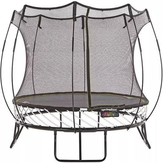 Springfree Trampoline 8′ Compact Round Trampoline with Safety Enclosure