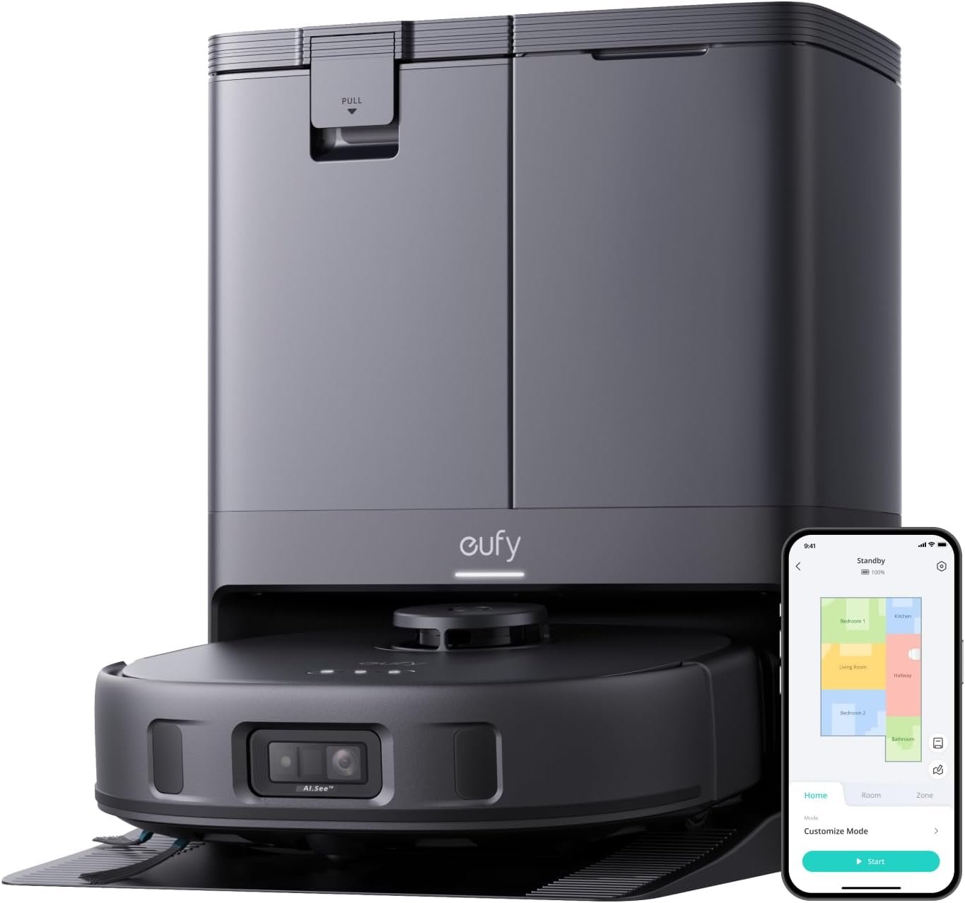 eufy X10 Pro Omni Robot Vacuum and Mop with AI & Auto-Cleaning