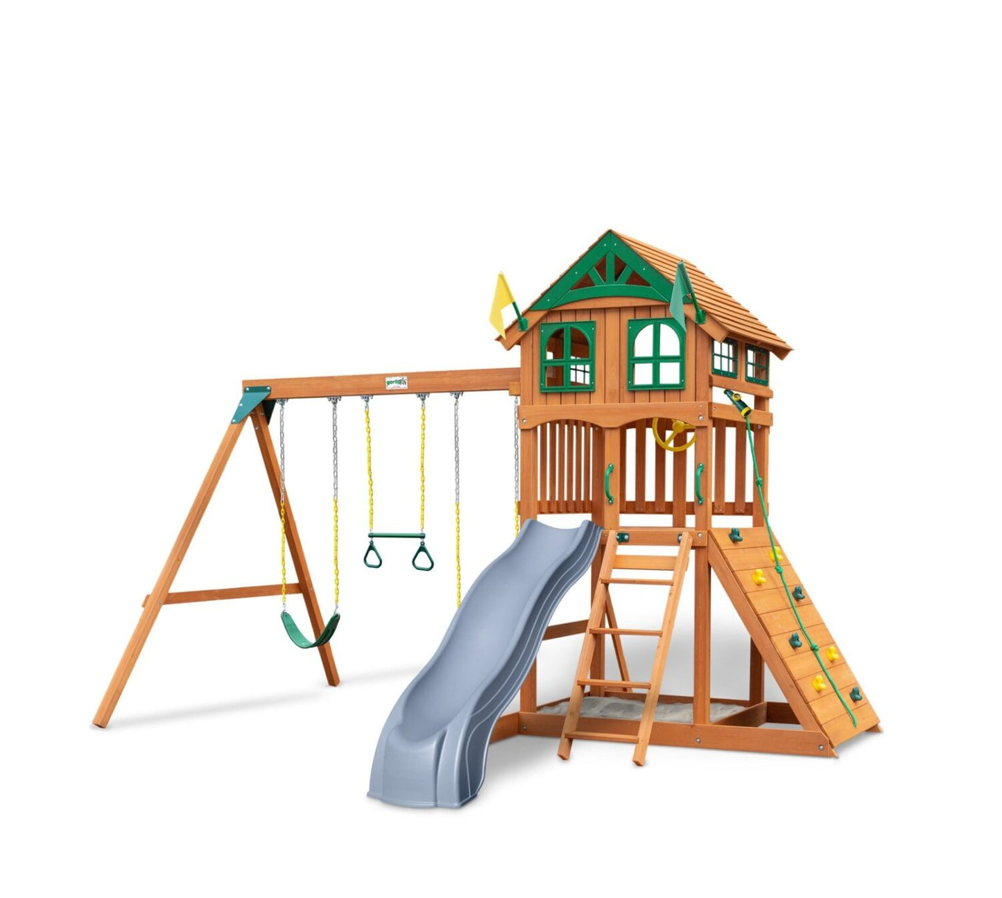 Outing w/ Wood Roof &amp; Grey Slide