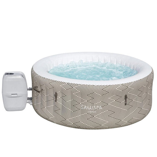 Bestway Madrid SaluSpa 4 Person Inflatable Hot Tub w/ 120 AirJets & App Contro