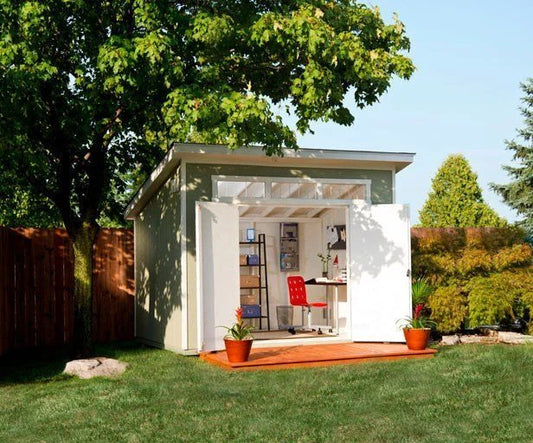 Professionally Installed 10 x 8 Modern Office Shed