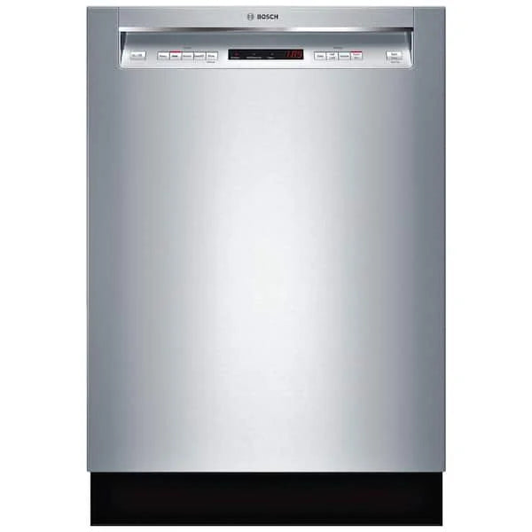 Bosch 300 Series 24 in. Stainless Steel Front Control Tall Tub Dishwasher with Stainless Steel Tub and 3rd Rack, 44dBA