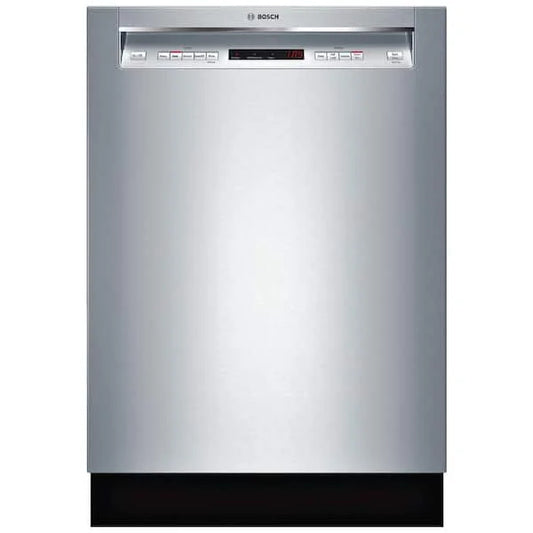 Bosch 300 Series 24 in. Stainless Steel Front Control Tall Tub Dishwasher with Stainless Steel Tub and 3rd Rack, 44dBA
