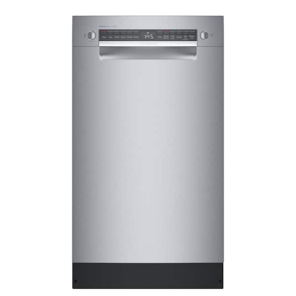 Bosch 800 Series 18 in. ADA Compact Front Control Dishwasher in Stainless Steel with Stainless Steel Tub and 3rd Rack, 44dBA