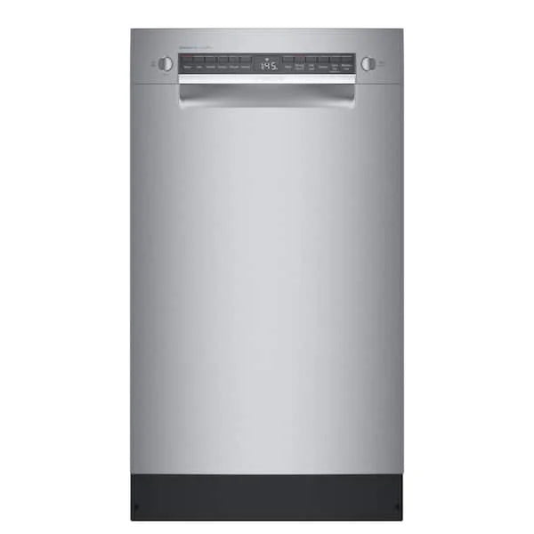 Bosch 800 Series 18 in. ADA Compact Front Control Dishwasher in Stainless Steel with Stainless Steel Tub and 3rd Rack, 44dBA