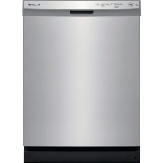 Frigidaire 24 in. Stainless Steel Front Control Built-In Tall Tub Dishwasher, 55 dBA